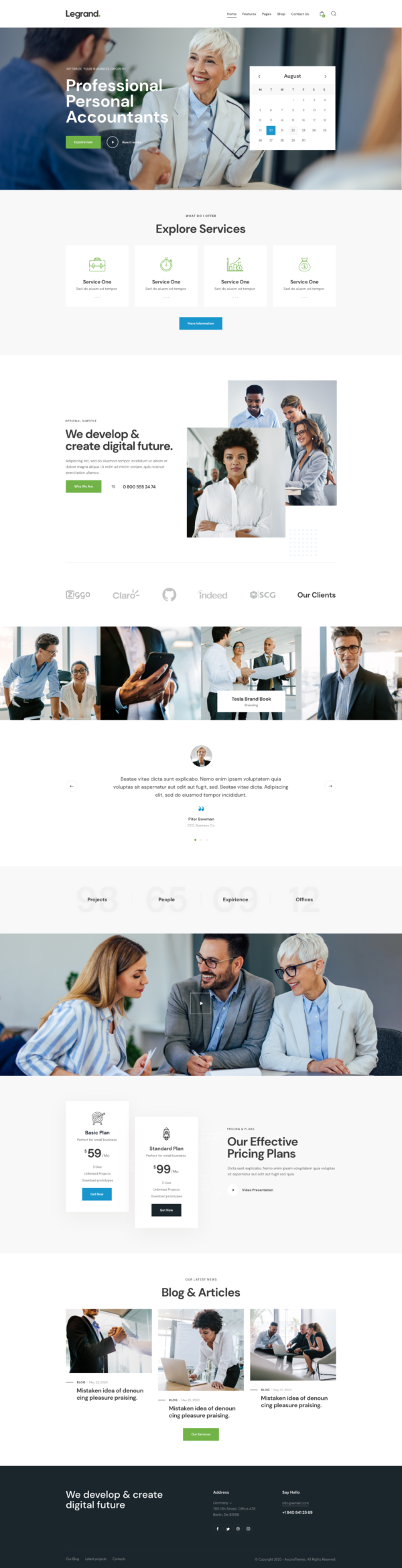 LeGrand | A Modern Multi-Purpose Business WordPress Theme
