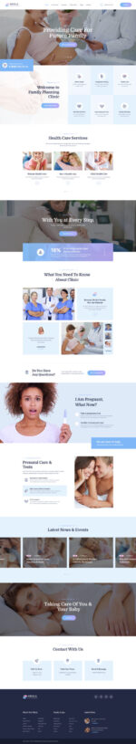 Angela | Family Planning & Pregnancy Clinic WordPress Theme