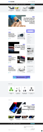 Gloss | Viral News Magazine WordPress Blog Theme + Shop