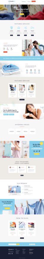 Laundry City | Dry Cleaning Services WordPress Theme