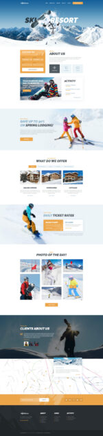 Snow Mountain | Ski Resort & Snowboard School WordPress Theme