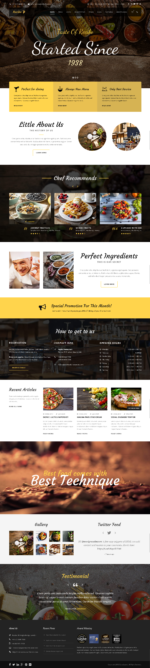 Recibo - Restaurant WordPress