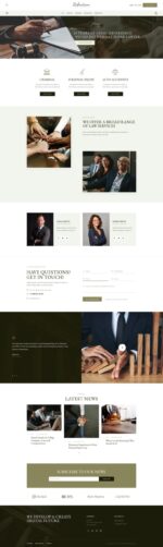 Law Office Attorney & Legal Adviser WordPress Theme + RTL