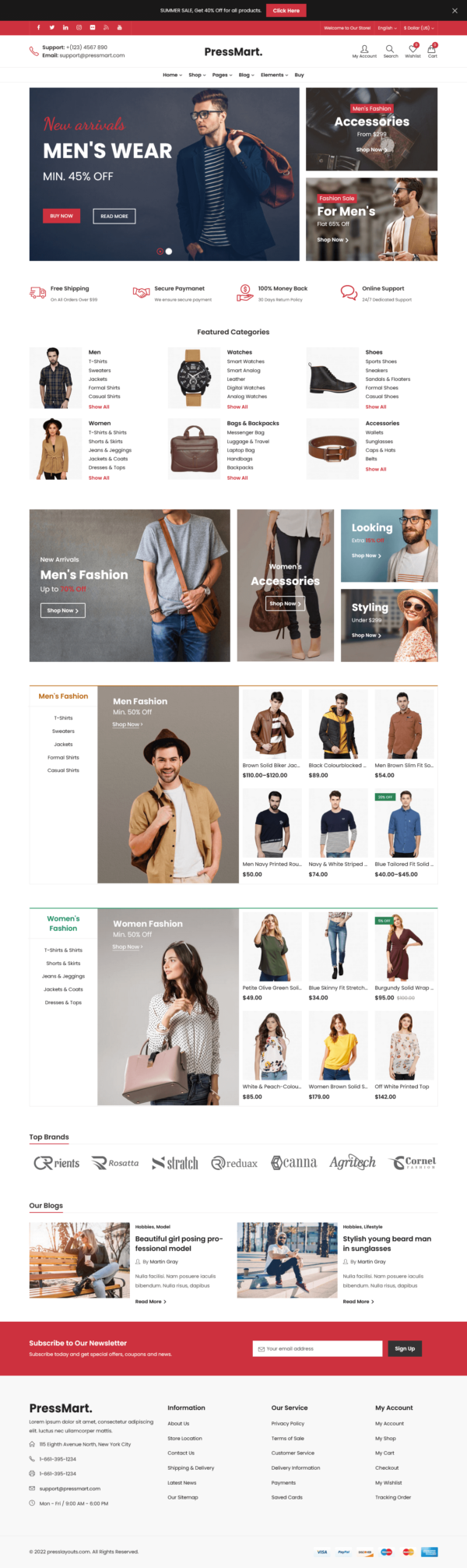 PressMart - Modern Elementor WooCommerce WordPress Theme