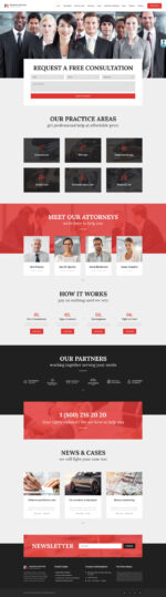 Pearson Specter | Lawyer & Attorney WordPress Theme