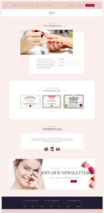 Jude | Nail Bar & Beauty Salon WordPress Theme