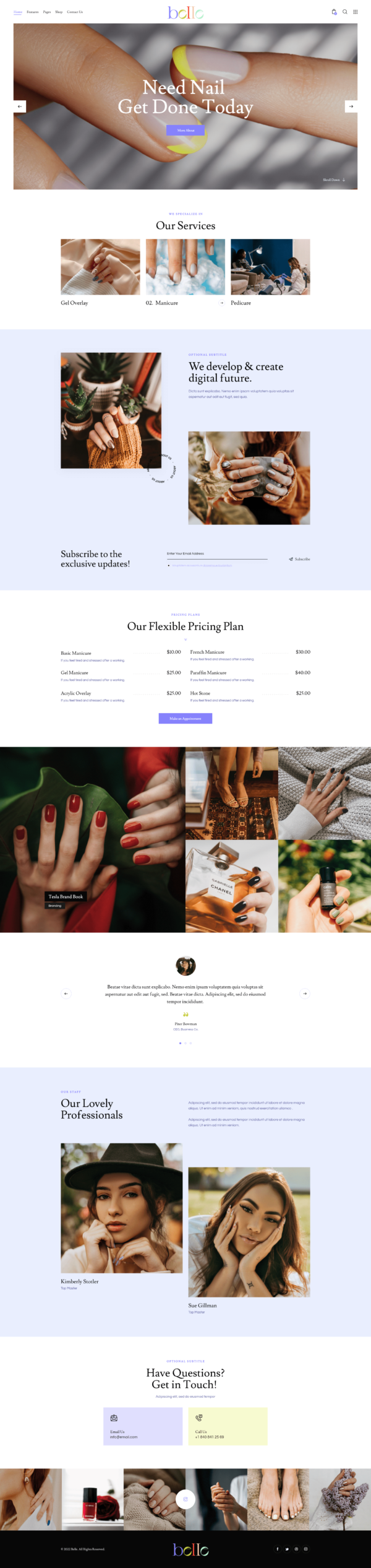 Abelle – Beauty Salon Elementor WordPress Theme