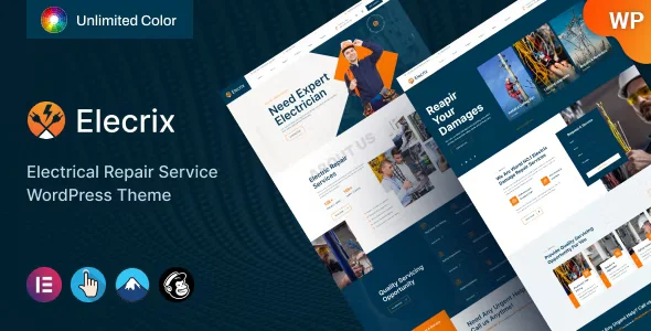 Elecrix – Electrical Repair Services WordPress Theme