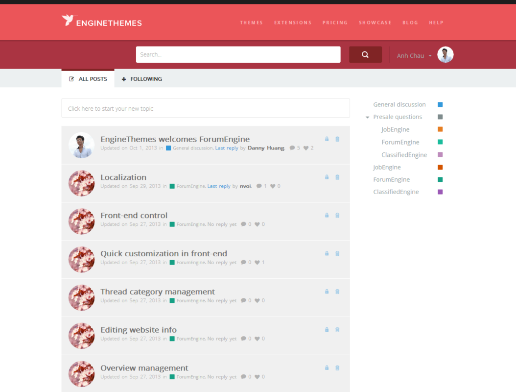 EngineThemes - Forum Software, WordPress Forum Theme