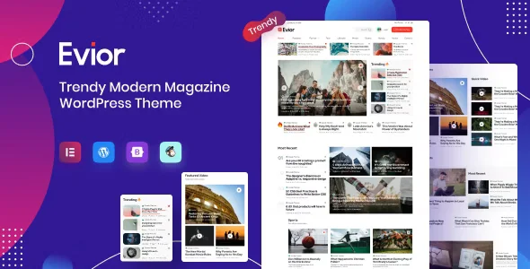 Evior - Modern Magazine WordPress Theme