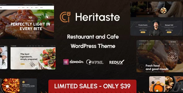 Heritaste - Restaurant WordPress Theme