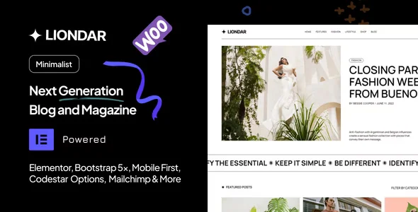 Liondar - Modern Magazine Theme