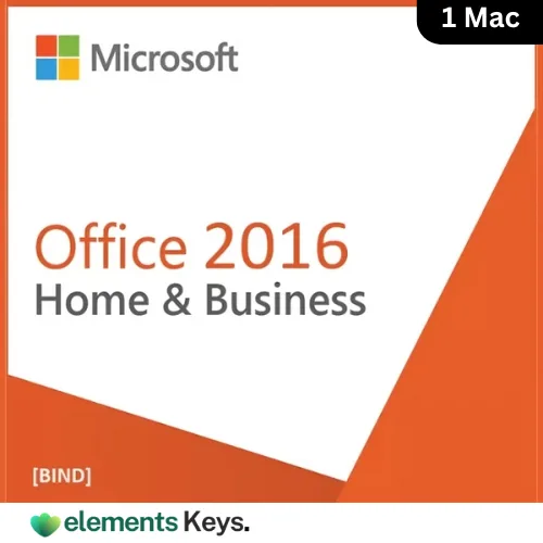 Office 2016 Home and Business Bind License Key – 1 Mac