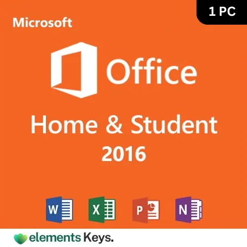 Office 2016 Home and Student Key – 1 PC