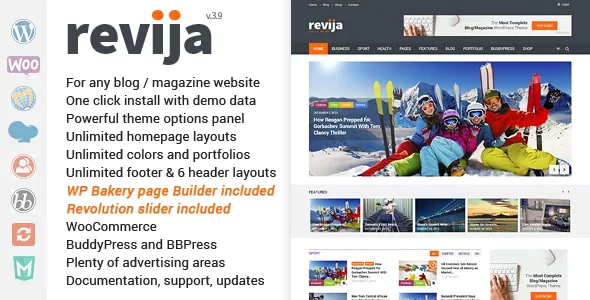 Revija – Blog/Magazine WordPress Theme