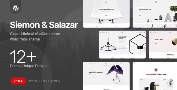 Siemon and Salazar – Clean, Minimal WooCommerce Theme