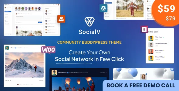 SocialV - Social Network and Community BuddyPress Theme