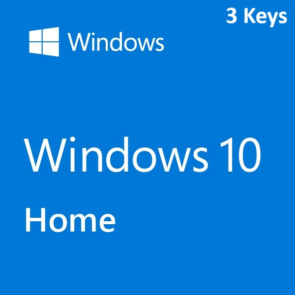 Windows 10 Home 3 Keys Pack