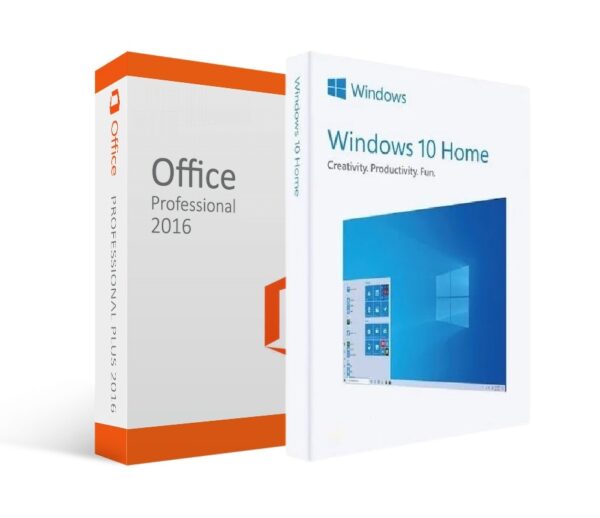 Windows 10 Home + Office 2016 Professional Keys Bundle