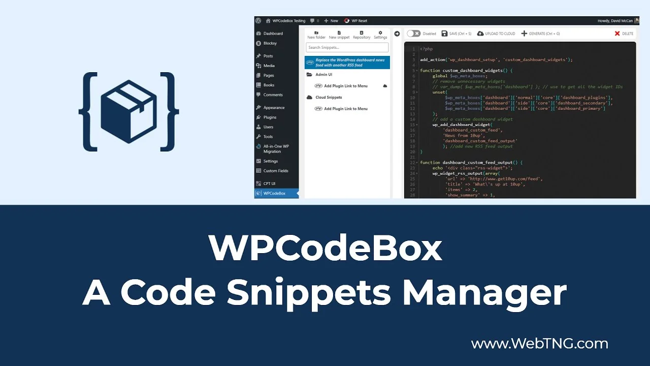 WPCodeBox 2