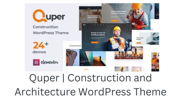 Quper | Construction and Architecture WordPress Theme