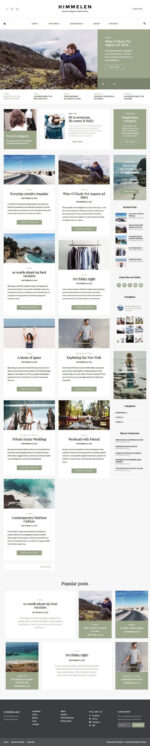 Himmelen - Personal Minimal WordPress Blog Theme