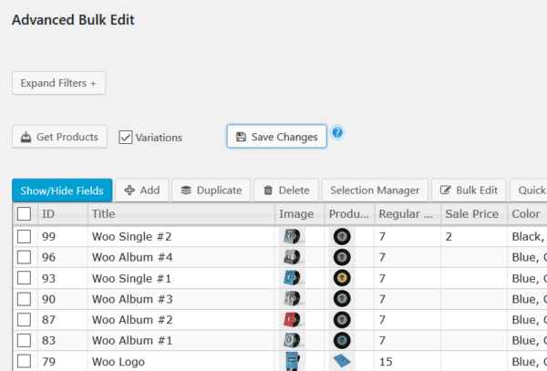 WooCommerce Advanced Bulk Edit