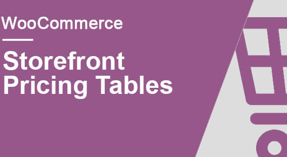 Storefront Pricing Tables