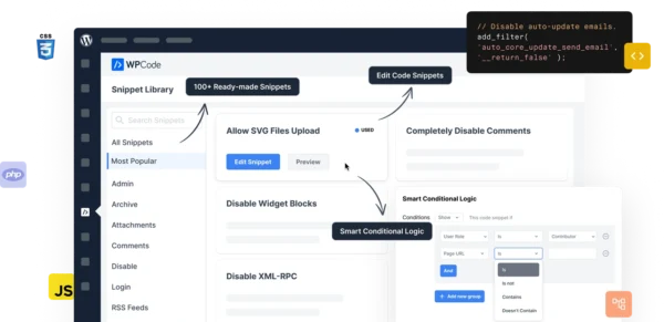 WPCode Pro Snippets Plugin