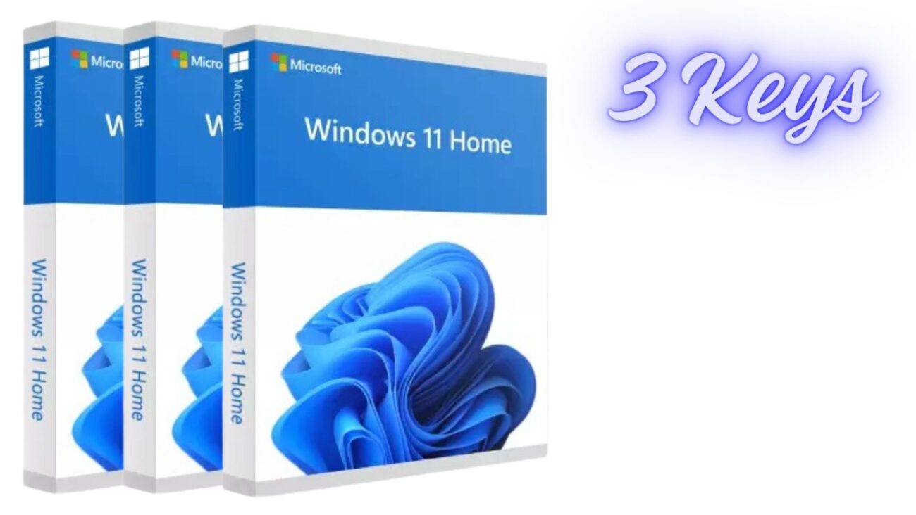 Windows 11 Home 3 Keys Pack