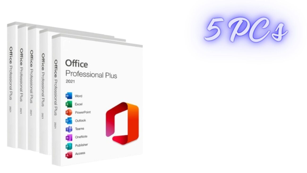 Office 2021 Professional Plus Key - 5 PCs