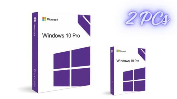 Windows 10 Professional Key - 2 PCs