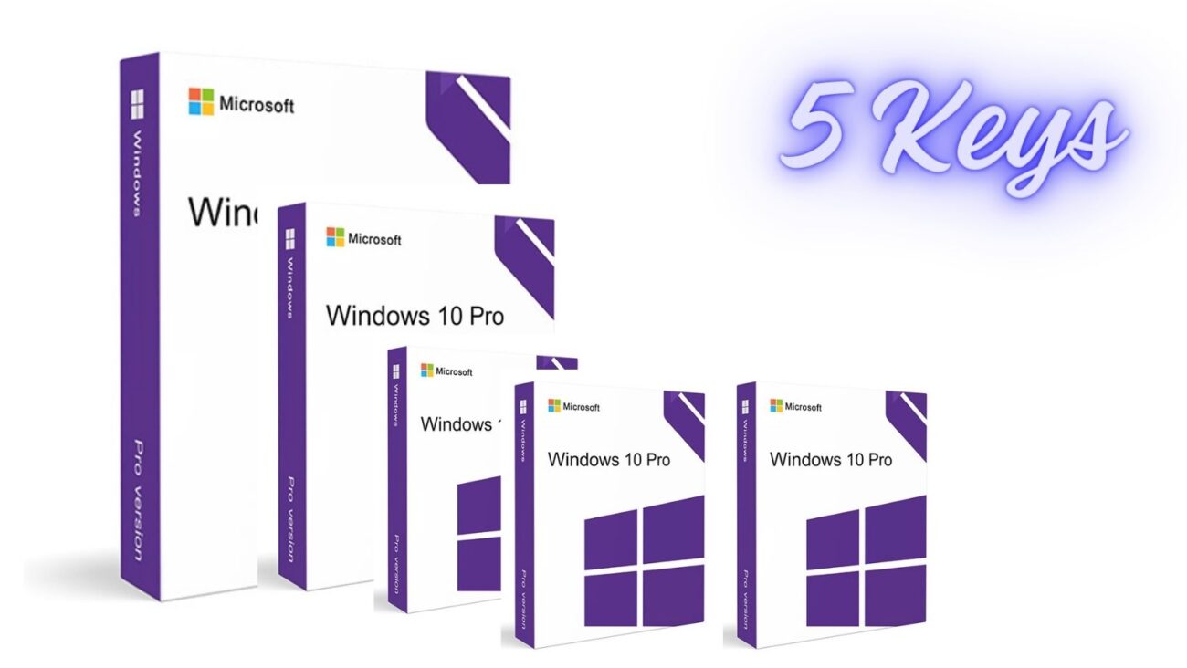 Skip to the end of the images gallery Skip to the beginning of the images gallery Windows 10 Professional 5 Keys Pack