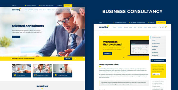 Consulting - Business, Finance WordPress Theme