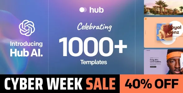 Hub - Responsive Multi-Purpose WordPress Theme