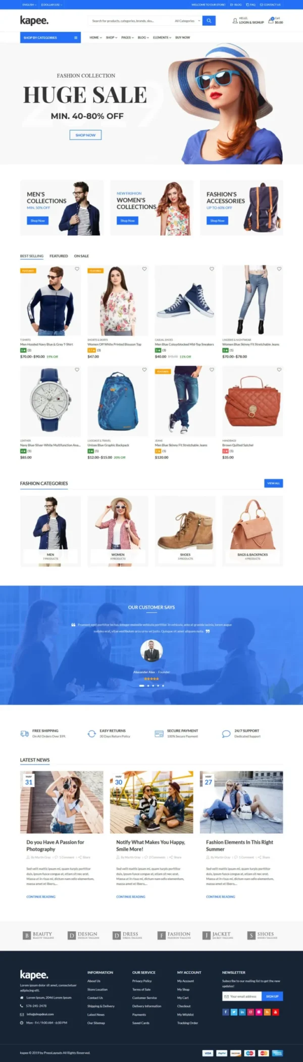 Kapee - Modern Multipurpose WooCommerce Theme