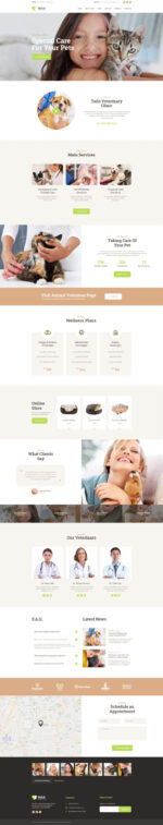 Tails | Veterinary Clinic, Pet Care & Animal WordPress Theme + Shop