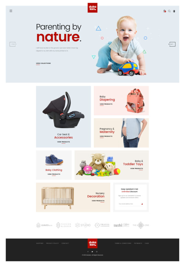 Dukaken | Wonderful WooCommerce PSD Template