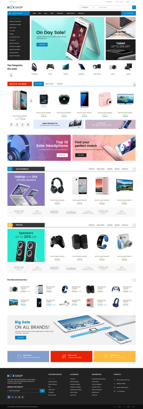 BoxShop - Responsive WooCommerce WordPress Theme