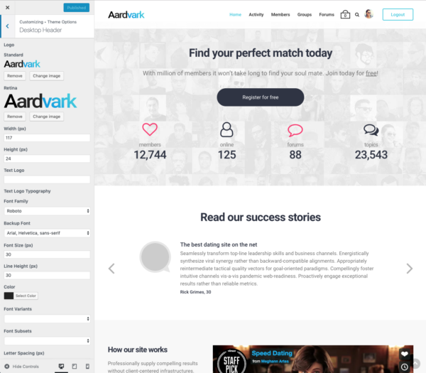 Aardvark - Community, Membership, BuddyPress Theme