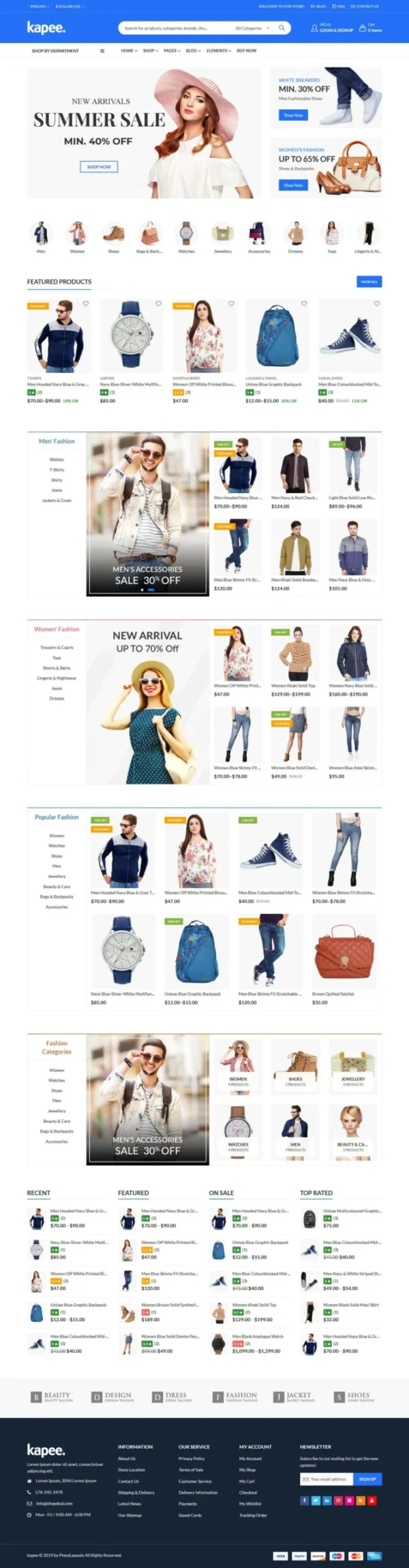 Kapee - Modern Multipurpose WooCommerce Theme