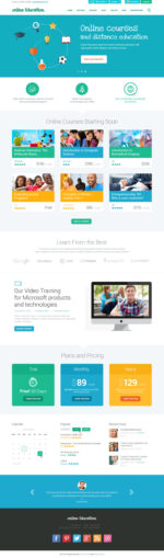 Education Center | LMS Online University & School Courses Studying WordPress Theme