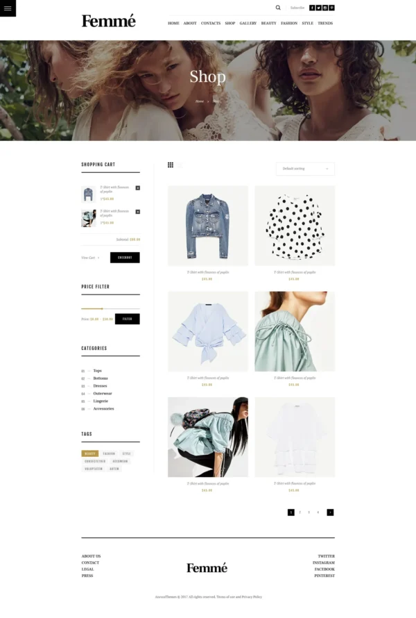 Femme - An Online Magazine & Fashion Blog WordPress Theme + RTL