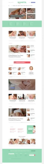 Mamita | Pregnancy & Maternity Cinique Blog WordPress Theme