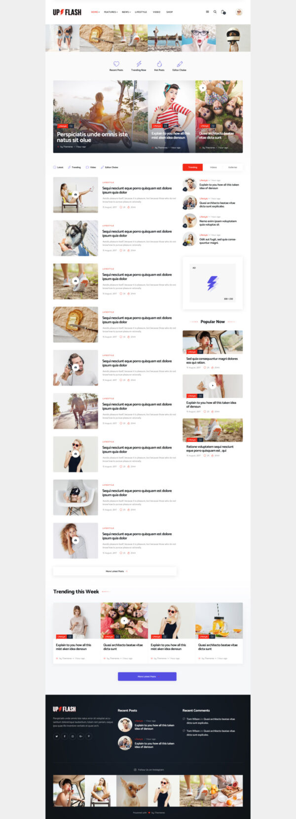 Bazinga | Modern Magazine & Viral Blog WordPress Theme