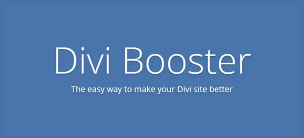 Divi Booster Plugin for WordPress Theme - Divi Booster