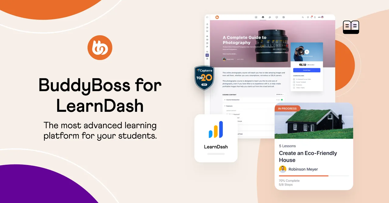 Social Learner for the LearnDash and Boss Theme - BuddyBoss