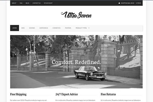 UltraSeven Premium WordPress eCommerce Theme - CSSIgniter