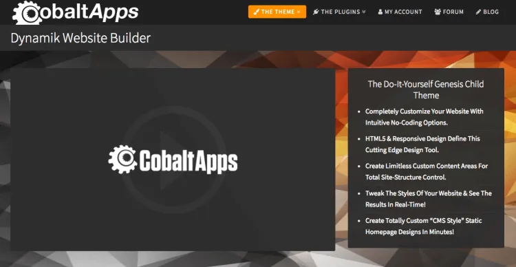 Dynamik Website Builder for Genesis - Cobalt Apps