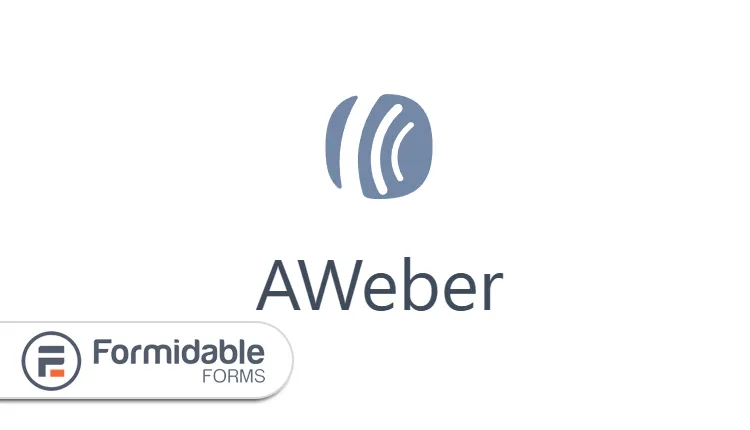 AWeber Add-On by Formidable Forms